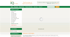 Desktop Screenshot of iq-ecolight.com